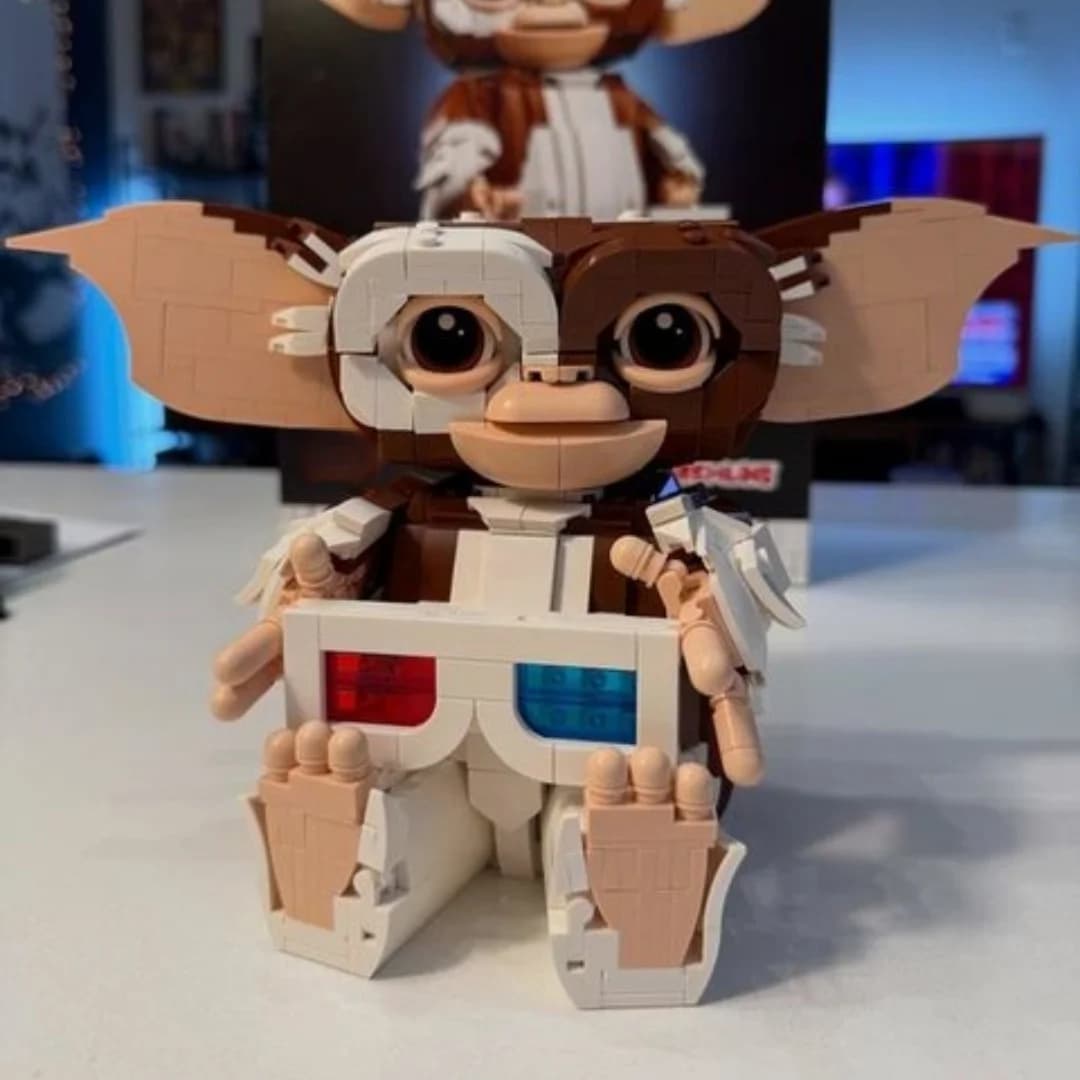 Set di Costruzioni 3D da 1125 Pezzi, Modellino Gremlins, Giocattolo da Assemblare, Regalo di Natale per Bambini