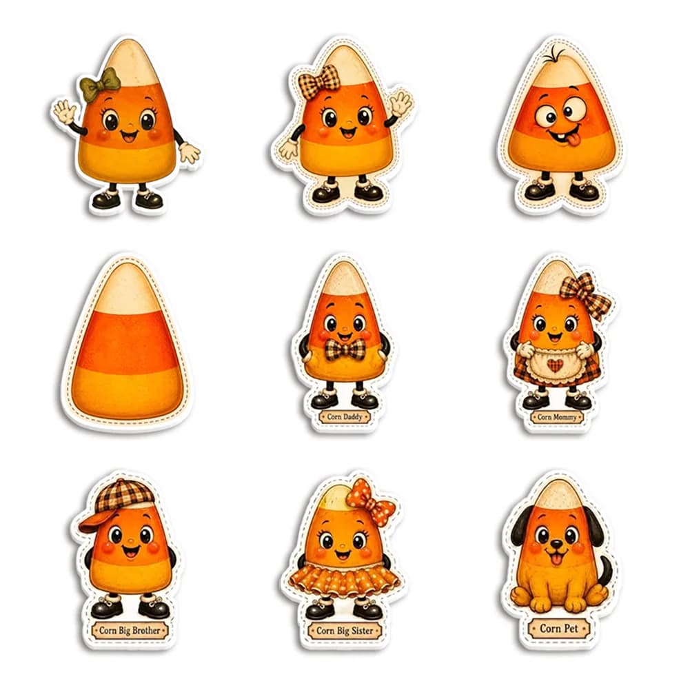 10pcs/lot Orange Candy Cartoon Halloween Resin Planar Acrylic Flatback for Bow Center Craft Supply Backpack Badge Decor Pendant