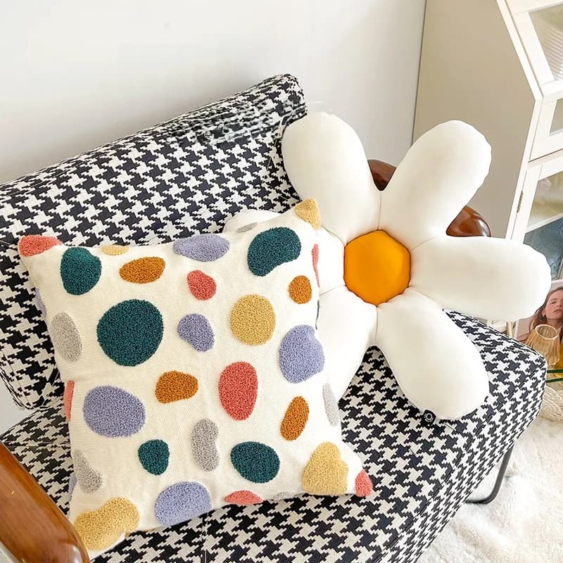 Fodera per cuscino in stile nordico per divano, copricuscino decorativo per soggiorno senza imbottitura, in cotone, per la casa