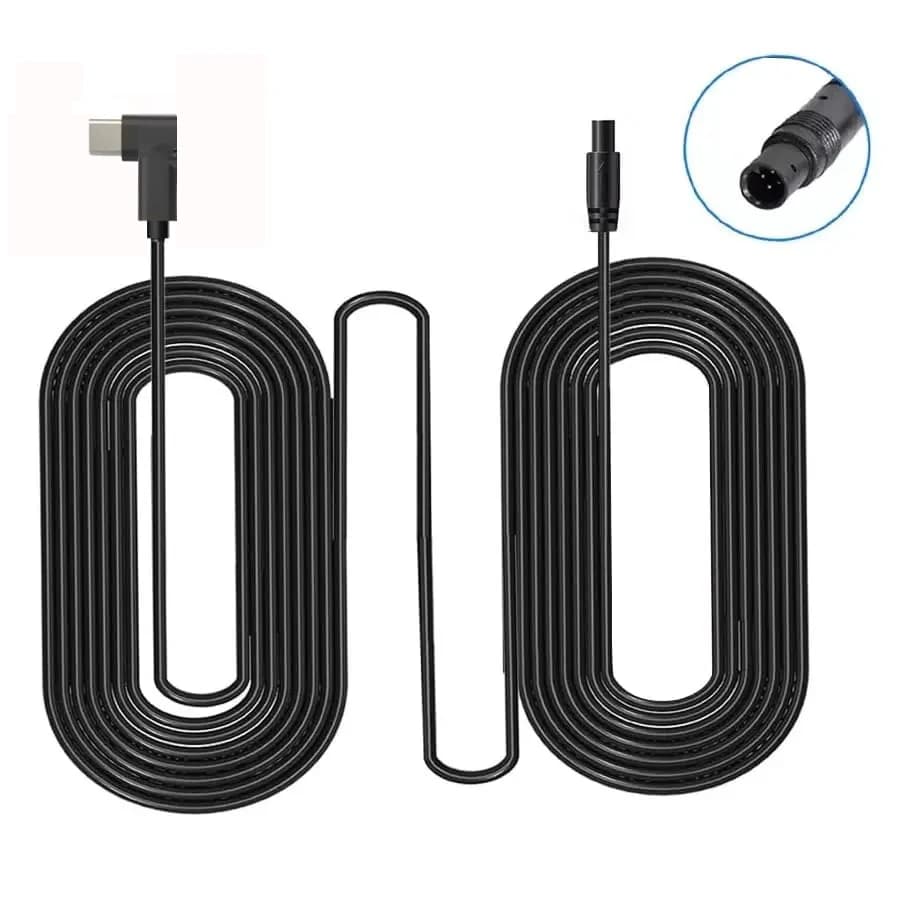 PER 70mai Cavo di prolunga per fotocamera posteriore da 5,5 m per fotocamera posteriore 70MAI RC22 / RC24 / RC21 linea di collegamento per fotografia posteriore