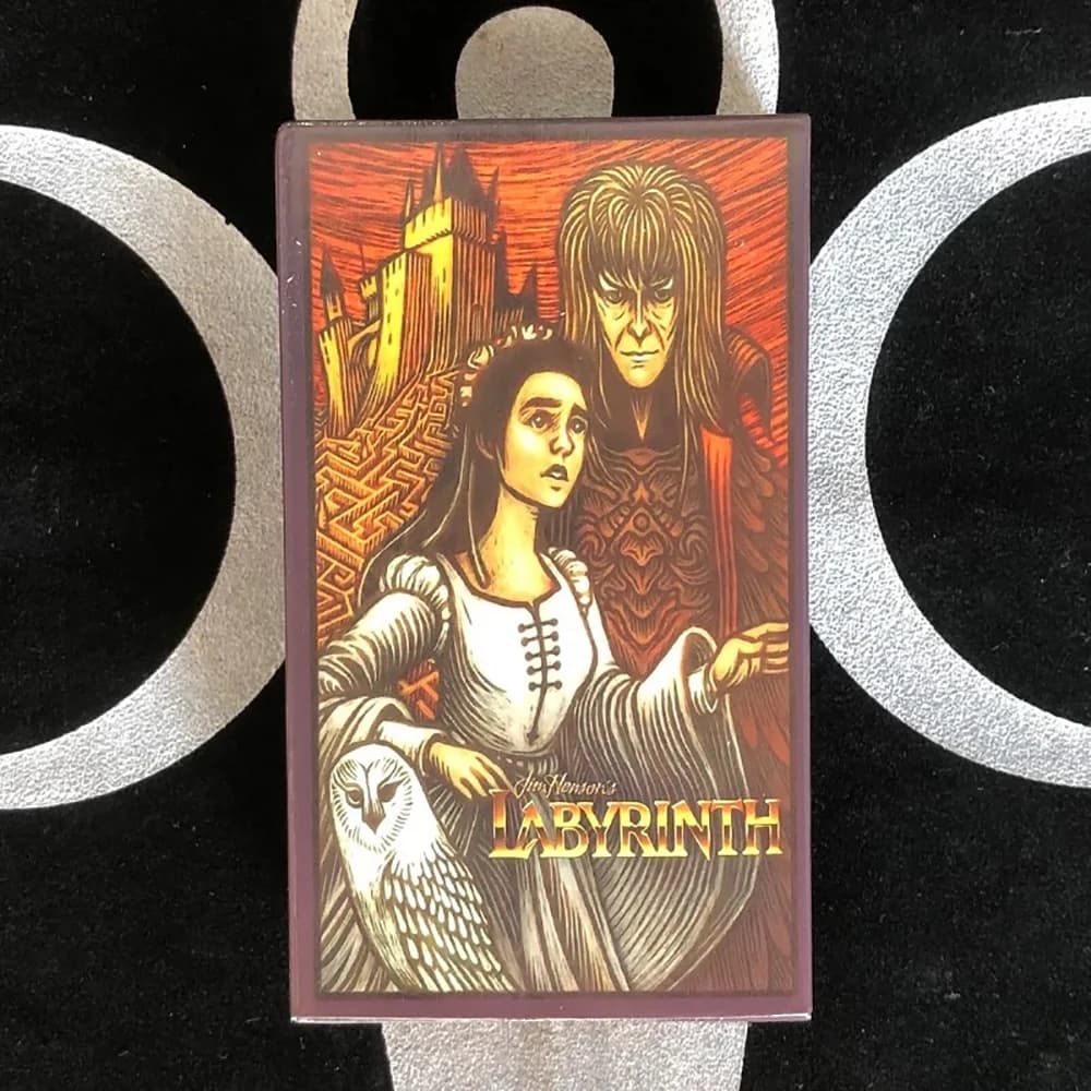 Mazzo di 78 Carte Tarocchi Labirinto, Gioco da Tavolo Misterioso per Divinazione, Carte Oracolo, Regalo per Famiglia, Amici, Feste e Intrattenimento