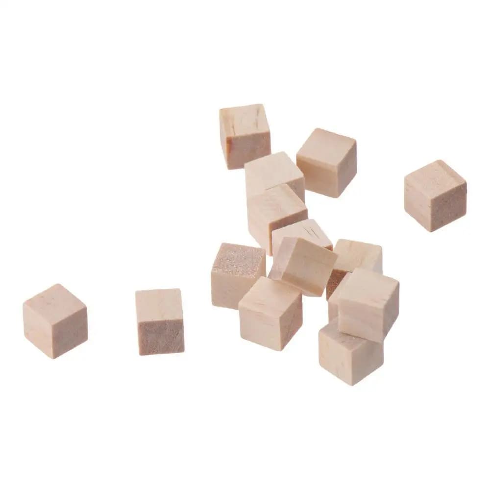 300 pezzi in legno di pino materiale blocchi di legno quadrati in legno colore naturale cubi di legno vuoti 1 cm cubi artigianali in legno non finiti