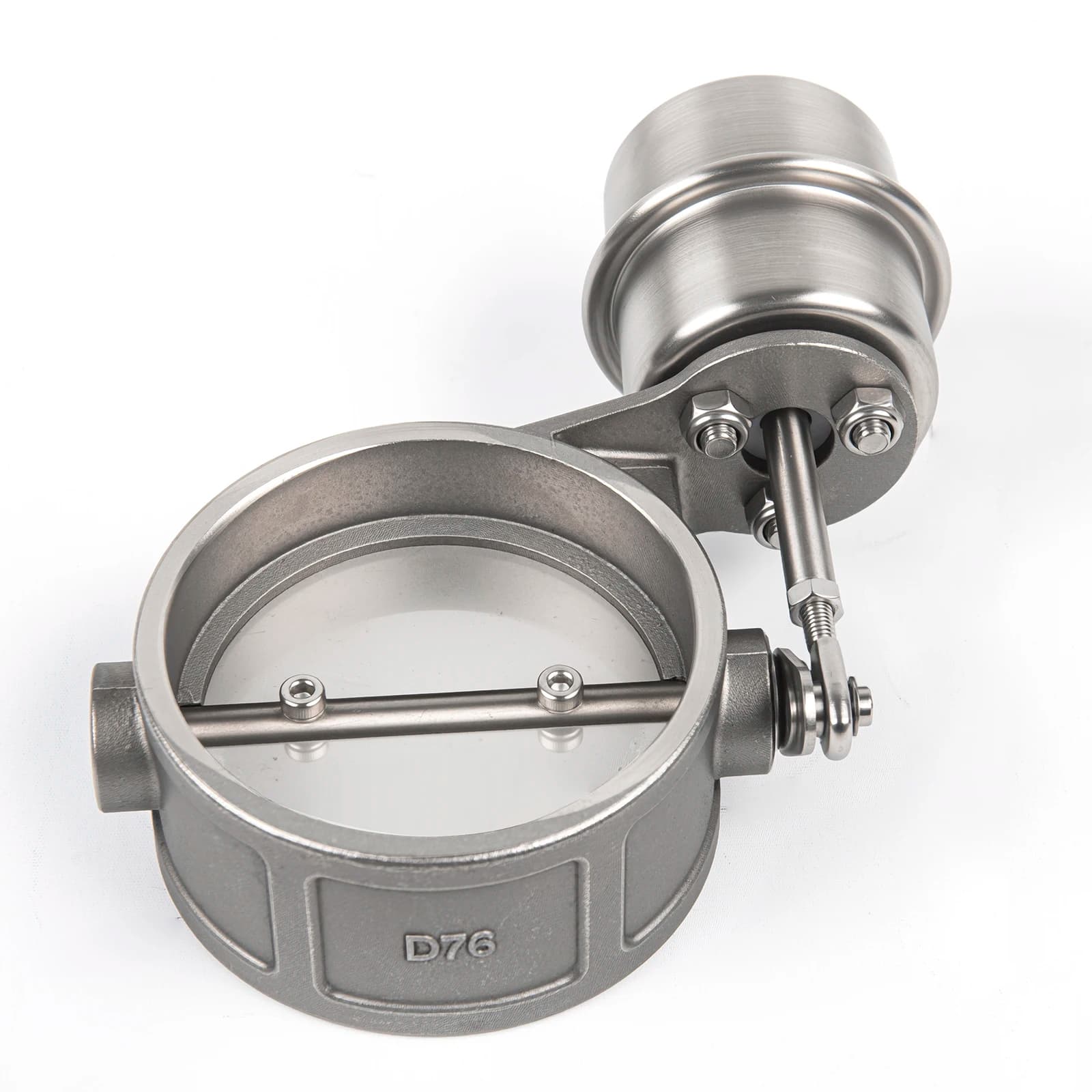 NUOVO! Universale 2/2.36/2.5/2.75/3.0 pollici Tre fori Stile Valvola di scarico attivata sotto vuoto Ritaglio 51/60/63/70/76mm Acciaio inossidabile