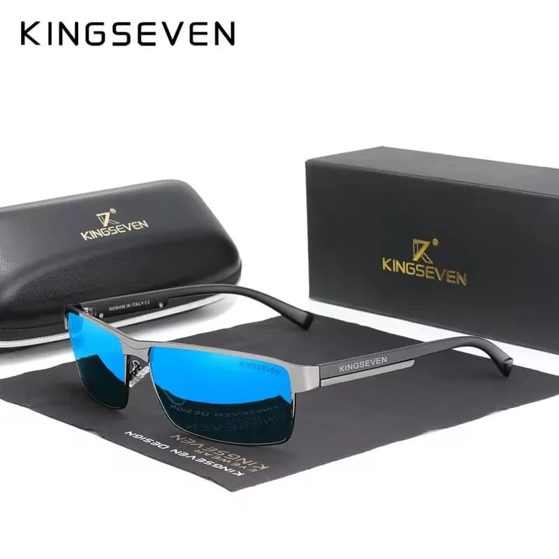 KINGSEVEN occhiali da sole polarizzati da uomo che guidano occhiali da sole UV400 occhiali fotocromatici rettangolari causali occhiali da vista all'aperto