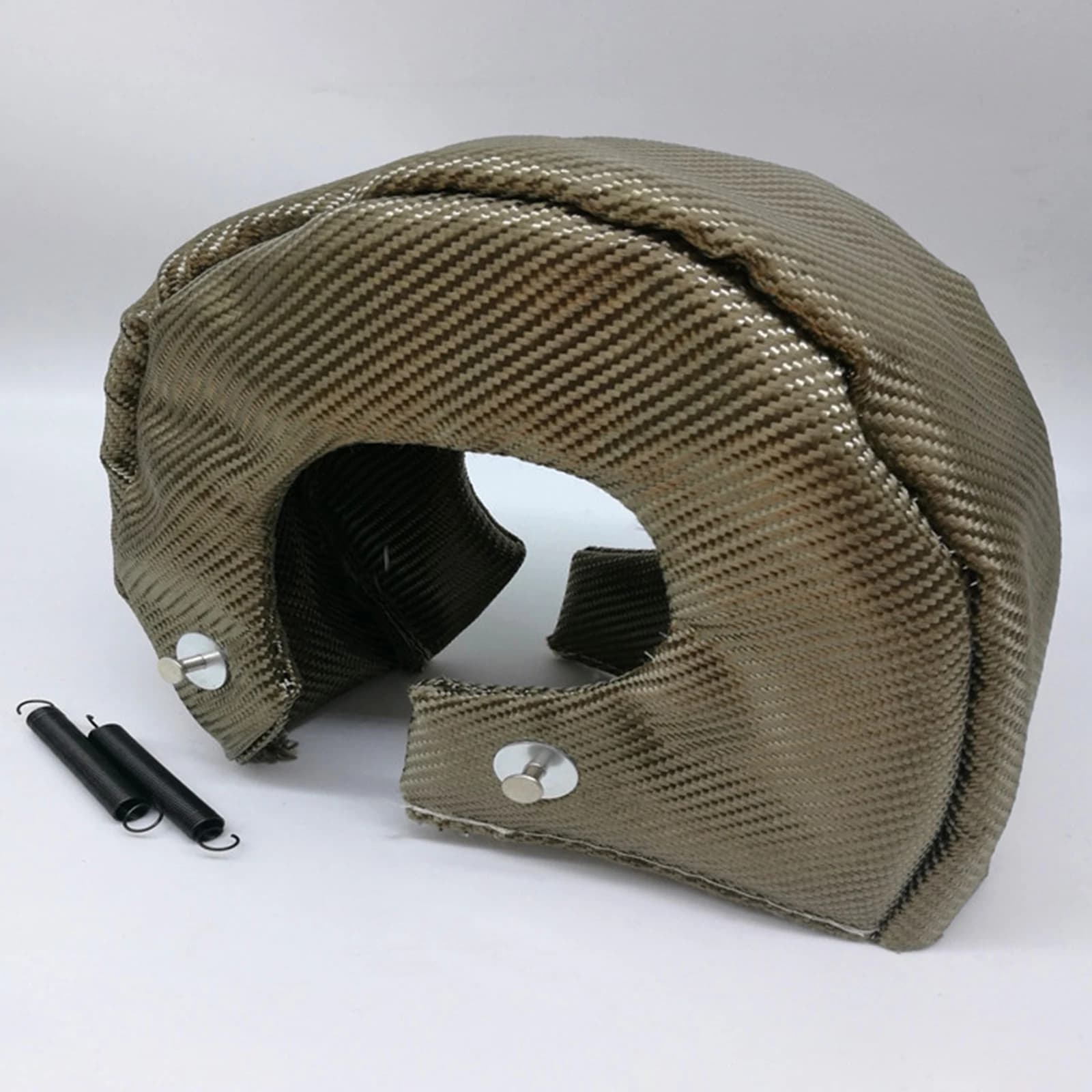 T3 T4 T6 involucro della copertura del turbocompressore con molle di bloccaggio coperta Turbo copertura dello scudo termico copertura dello scudo termico della coperta del turbo dell'auto