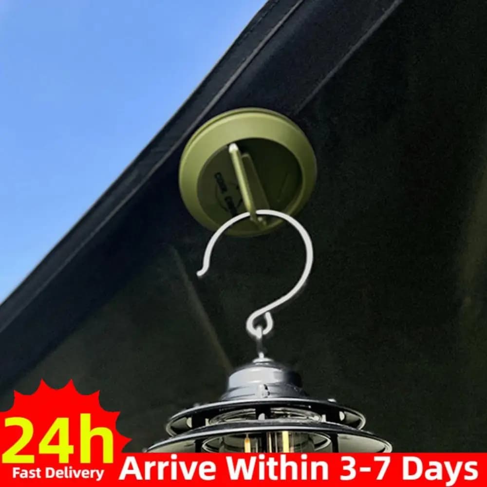 Expandable Magnetic Hook for Tent, Multifunctional Lightweight Clothes for Outer, Versatile Magnetic Hook for Camping and Sun Curtains