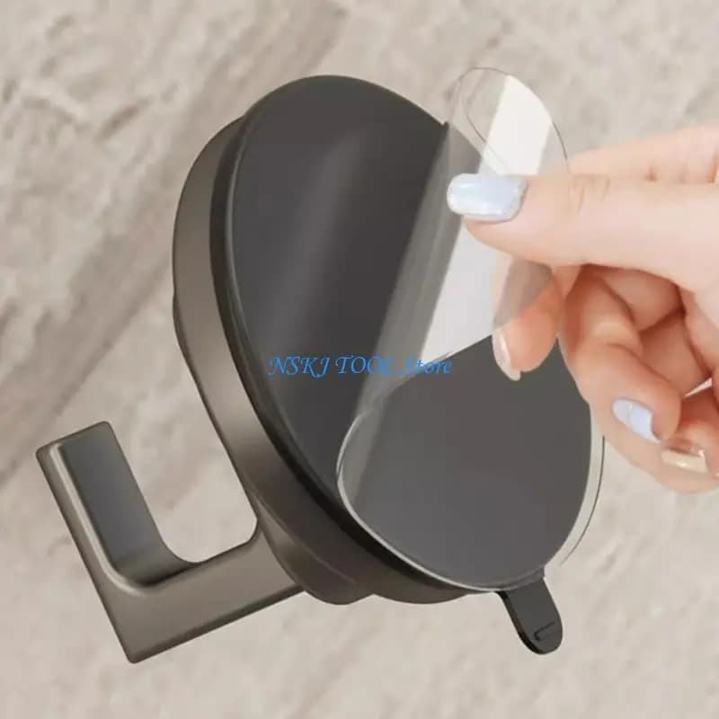 L8RC Suction Cup Hooks None Drill Hanger Single Wall Hook for Coat Closet Kitchen Cabinet Wall Door Easy to Install