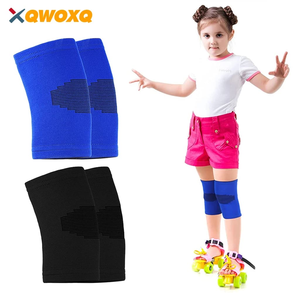Manicotto di compressione per ginocchio per bambini, ginocchiera per bambini Supporto per ginocchio per bambini, ginocchiere per bambini per basket, pallavolo, sport, ginnastica