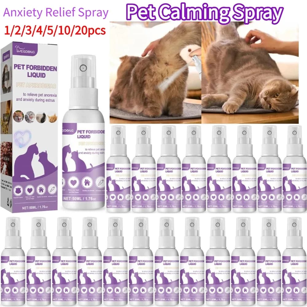 Pet Calming Spray Pet Supplies Pets Pheromone Calming Spray Improve Estrus Agitation Pet Anxiety Relief Spray Cat Dog