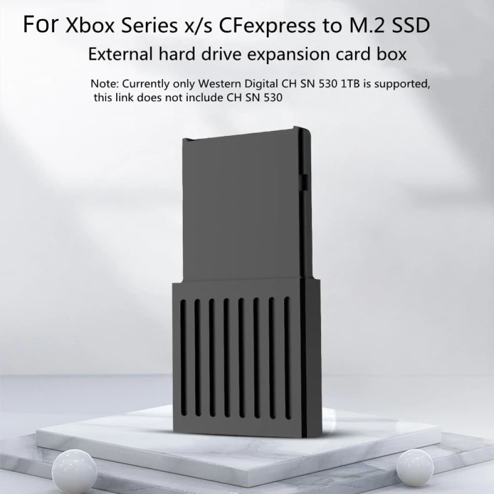 Adatto per Xbox Series X S, box di conversione per disco rigido esterno, box per scheda di espansione disco rigido M.2