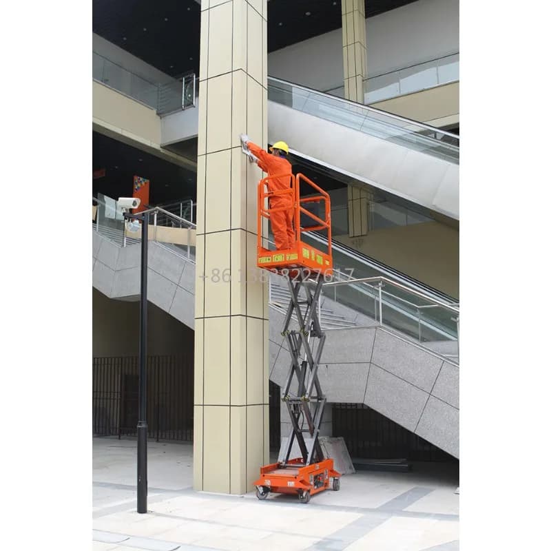 Factory Direct Supply 4m-18m Automatic Self-propelled Hydraulic Scissor Lift Aerial Lifting Platform