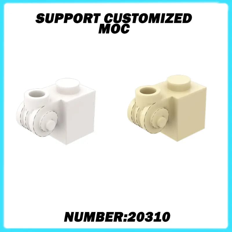 20310 MOC 50g 1x1 Building Blocks Kit Con Pergamena Cava Borchie Mattoni Idea Educativa Assemblare Giocattolo Per Bambini Compleanno Regalo Del Capretto