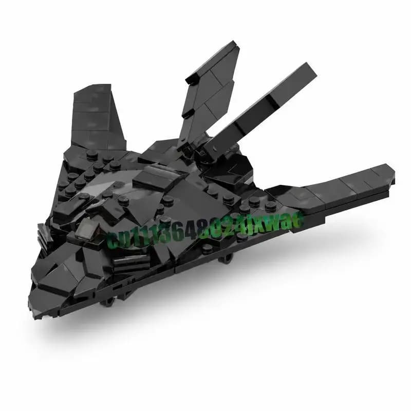 131 PCS Nighthawk Stealth Fighter Jet Aircraft Building Blocks MOC DIY Assembly Puzzle Toy Educational Popular Gift Collection