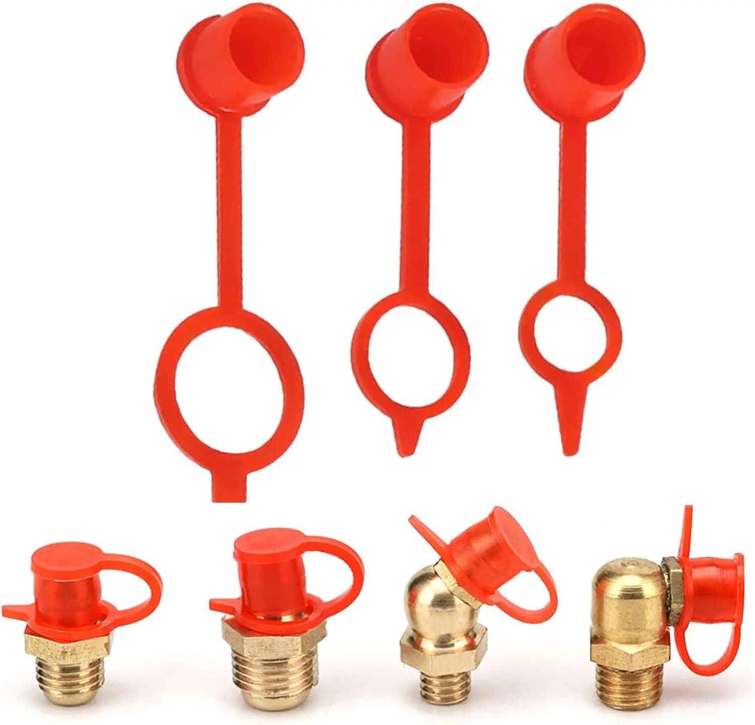 150/300PCS Grasso Lubrificante di Plastica Olio Lubrificante Capezzolo Tappo di Protezione Grasso Ciuccio Tappo Antipolvere M6 M8 M10 Accessori
