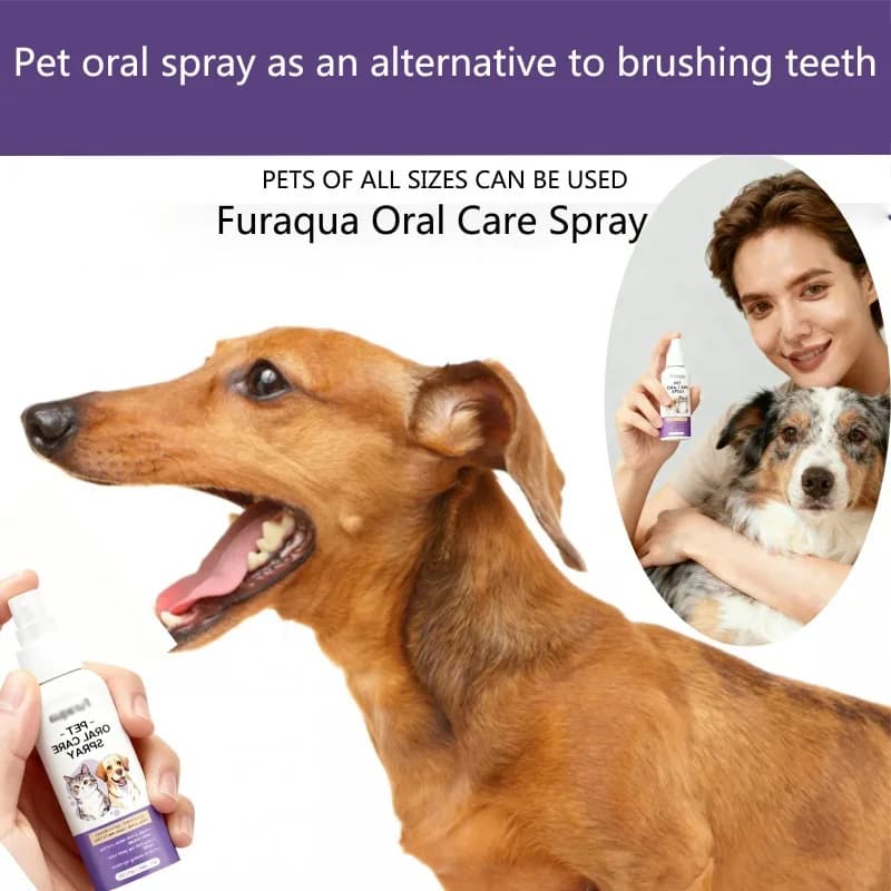 30ml Pet Tooth Cleaning Spray, Removes Bad breath and Macchies, Whitening and Deodorant for Dogs and Cats
