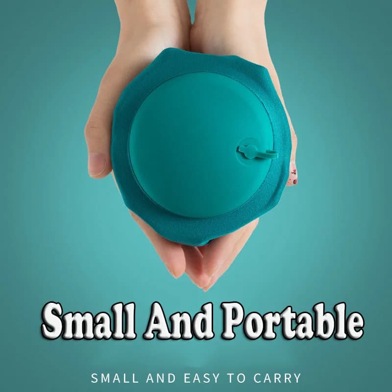 U-Shaped Inflatable Travel Pillow Portable Air Neck Support Cushion Comfortable Sleeping Press to Inflate Pillow Neck Pillow
