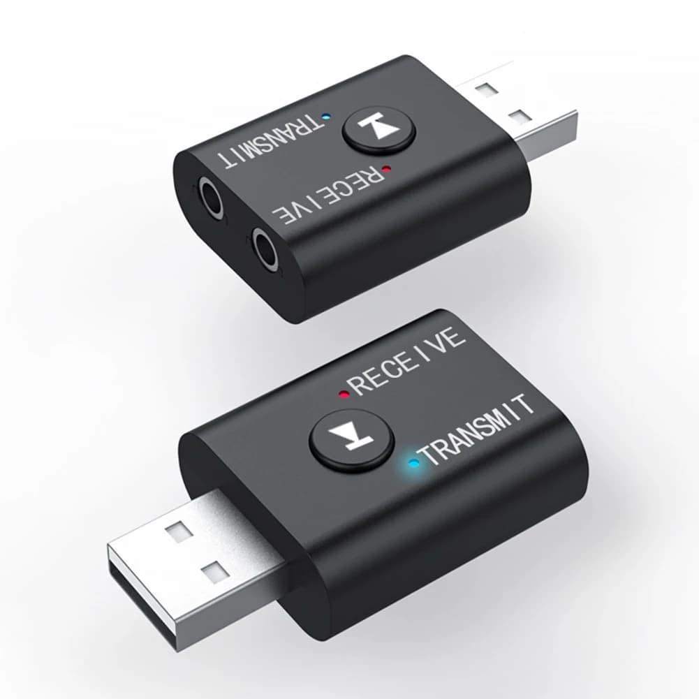 Bluetooth 5.0 USB Adapter Thebes, Wireless Receiver and Transmitter, Audio Card with Jack 3.5mm for TV, Car, Speakers and PC