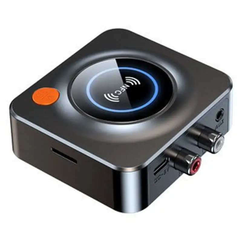 C52 Nuovo ricevitore Bluetooth NFC Audio Bluetooth Adattatore Bluetooth coassiale 3.5 Riproduzione scheda TF Binaurale