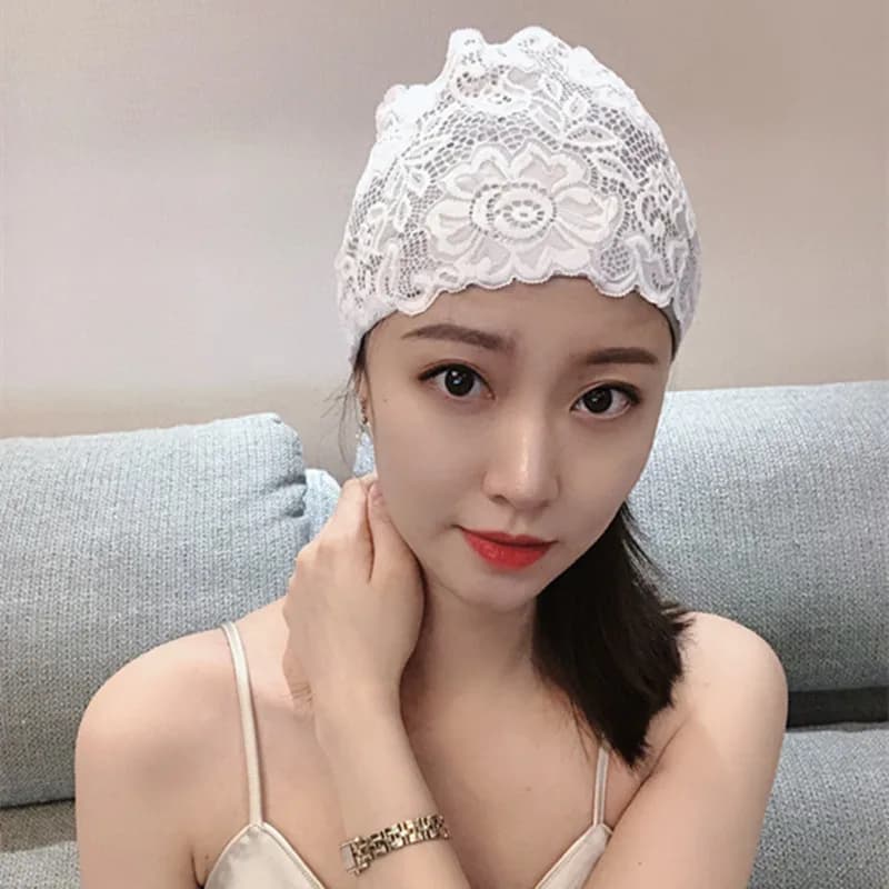 Cute Waterproof Swimming Cap for Women Long Hair Large Size Ear Protection No Tightening Hot Spring Swimming Cap Fem