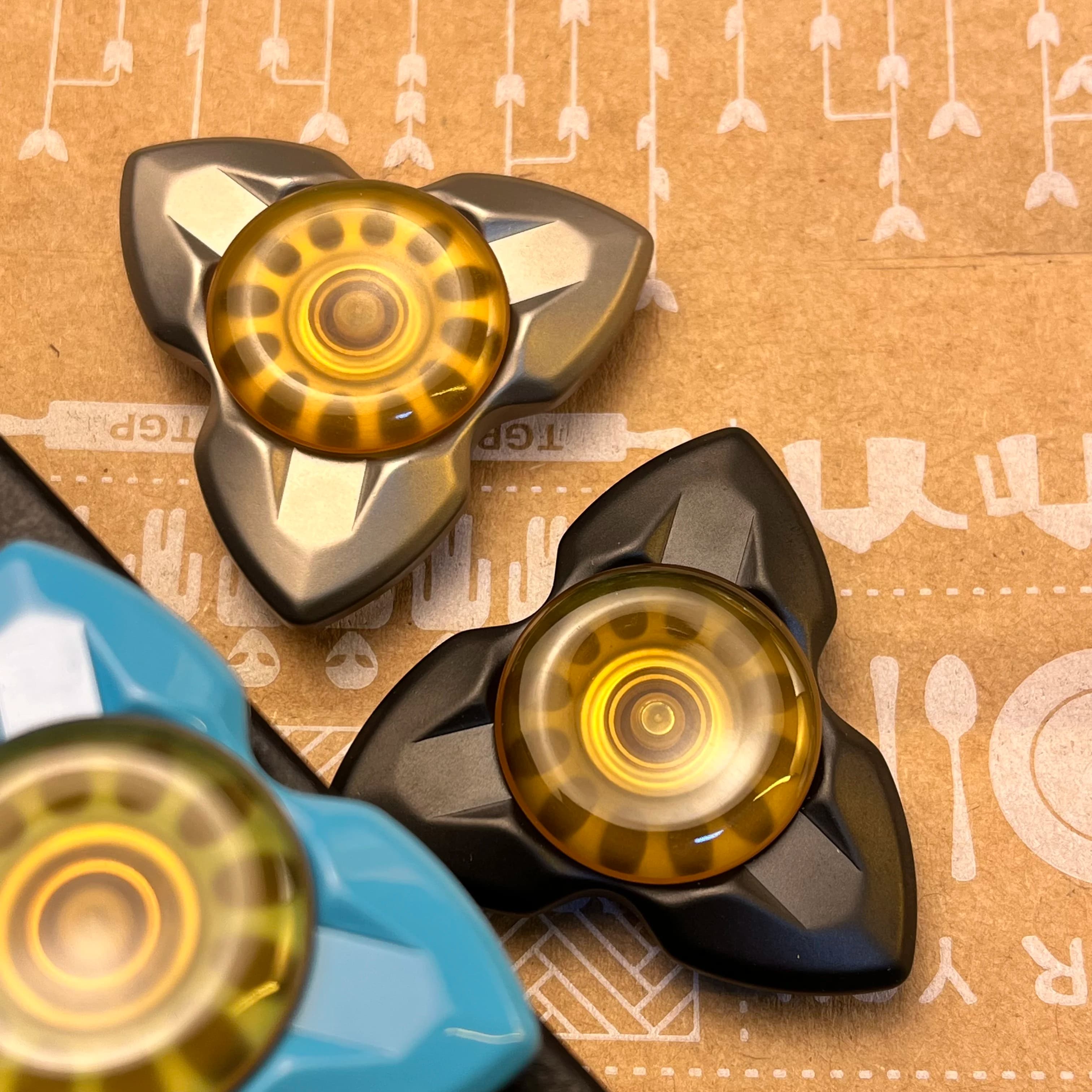 HalooPlayer Apache: Giocattolo Antistress, Slider, Spinner e Antistress per Ansia, Giocattolo Sensoriale in Metallo per Autismo