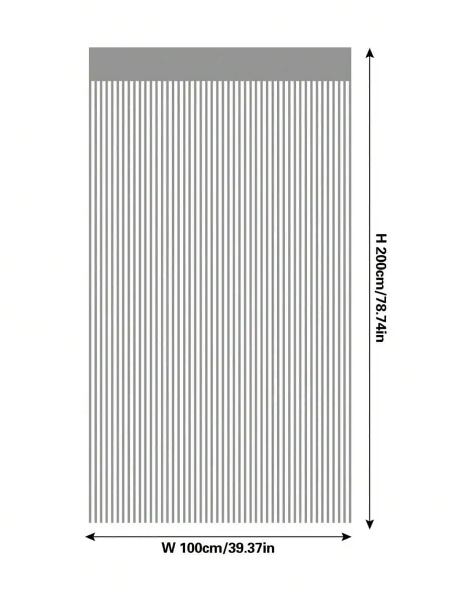 1pc Simple Style Curtain For Window Or Door Use