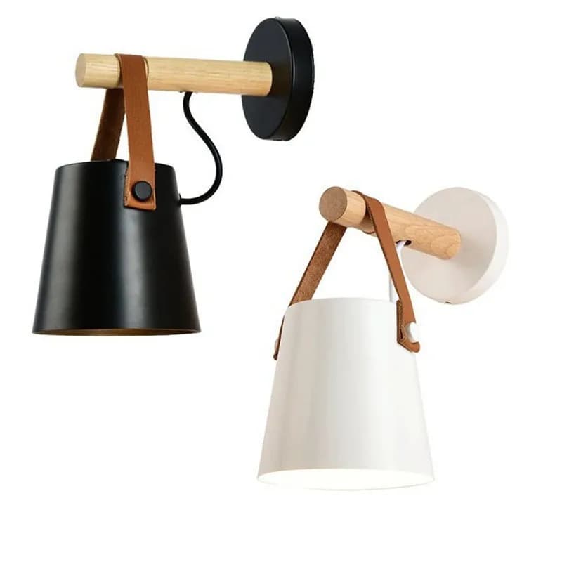 Lampada da parete atmosfera cintura Lampada da studio comodino camera da letto vento industriale americano lampada da parete corridoio negozio commerciale illuminazione da parete corridoio