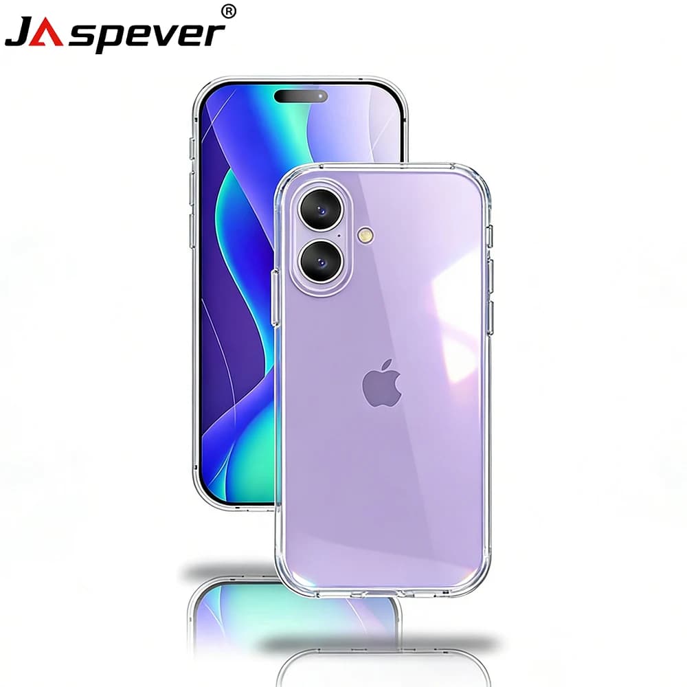 Custodia Trasparente Ultra Sottile Morbida per iPhone 17 16 Pro Max, Cover Sottile Cristallina per iPhone Air 16E 16plus, Cover Posteriore in Silicone