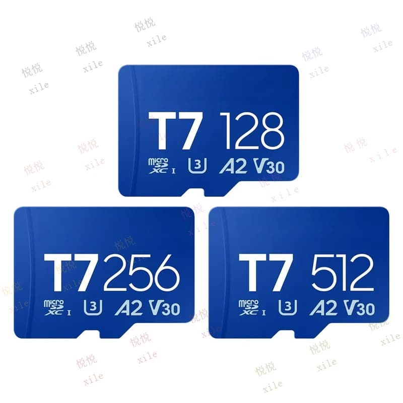 L+ For Samsung T7 128GB 256GB 512GB 170MB/s Class10 U3 A2 V30 SDXC Micro SD Card