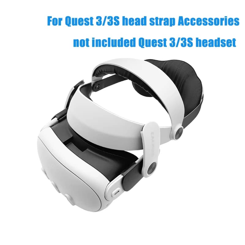 GOMRVR Adjustable Headband Halo for Meta Quest 3/Quest 3S Head Strap Elite alternative detachable for accessories Quest 3S VR