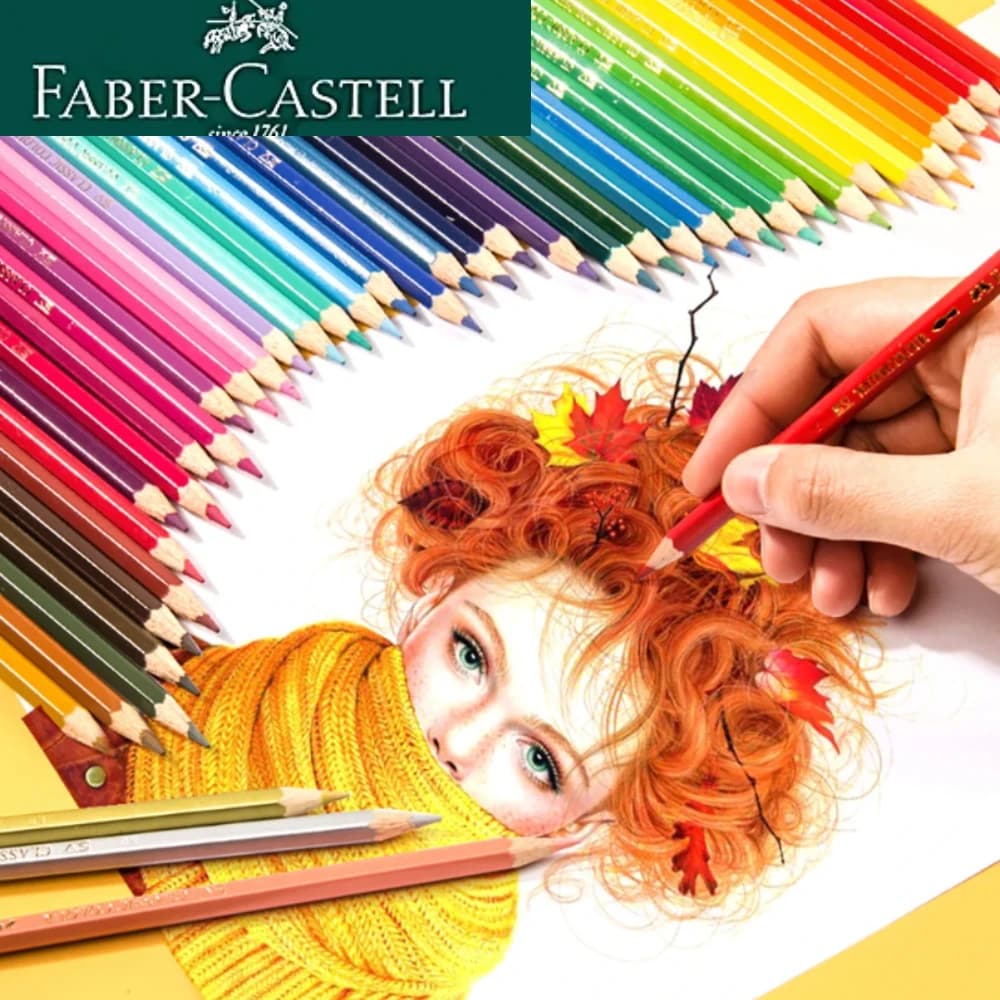 36/48/72 Color Set FABER-CASTELL Color Pencils Hand Drawn Beginner Professional Oily Color Lead Sketch Art Supplies Stationery