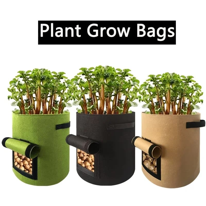 NEW Potato Cultivation Bag, Garden Potted Plant, Vegetable Planting, Foldable Planting Bag With Handles On Both Sides。