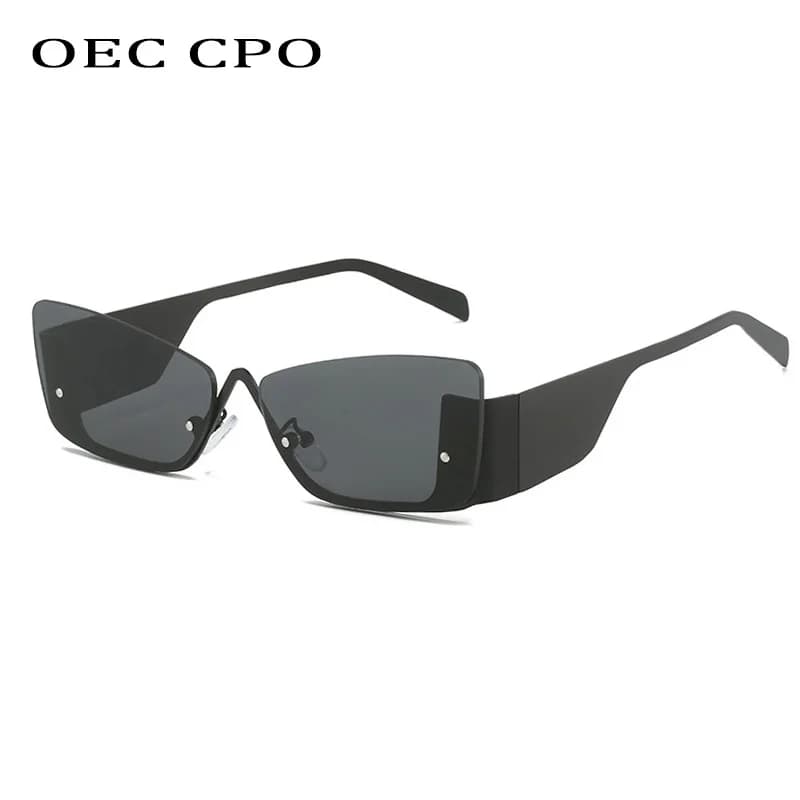 OEC CPO Fashion Cat Eye occhiali da sole donna uomo nuovi occhiali da sole senza montatura per uomo occhiali da vista firmati Unisex UV400 Shade Oculos
