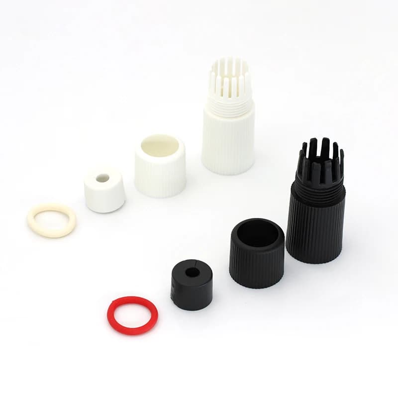 1 cover for waterproof, black/white RJ45 connector, for external network IP camera sprockets