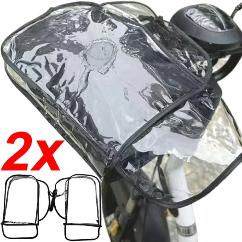 Forniture per maniche per manubrio impermeabili per moto Copri maniglia invernale Manicotto per braccio Guanti da motociclista caldi resistenti al calore Coperture antivento