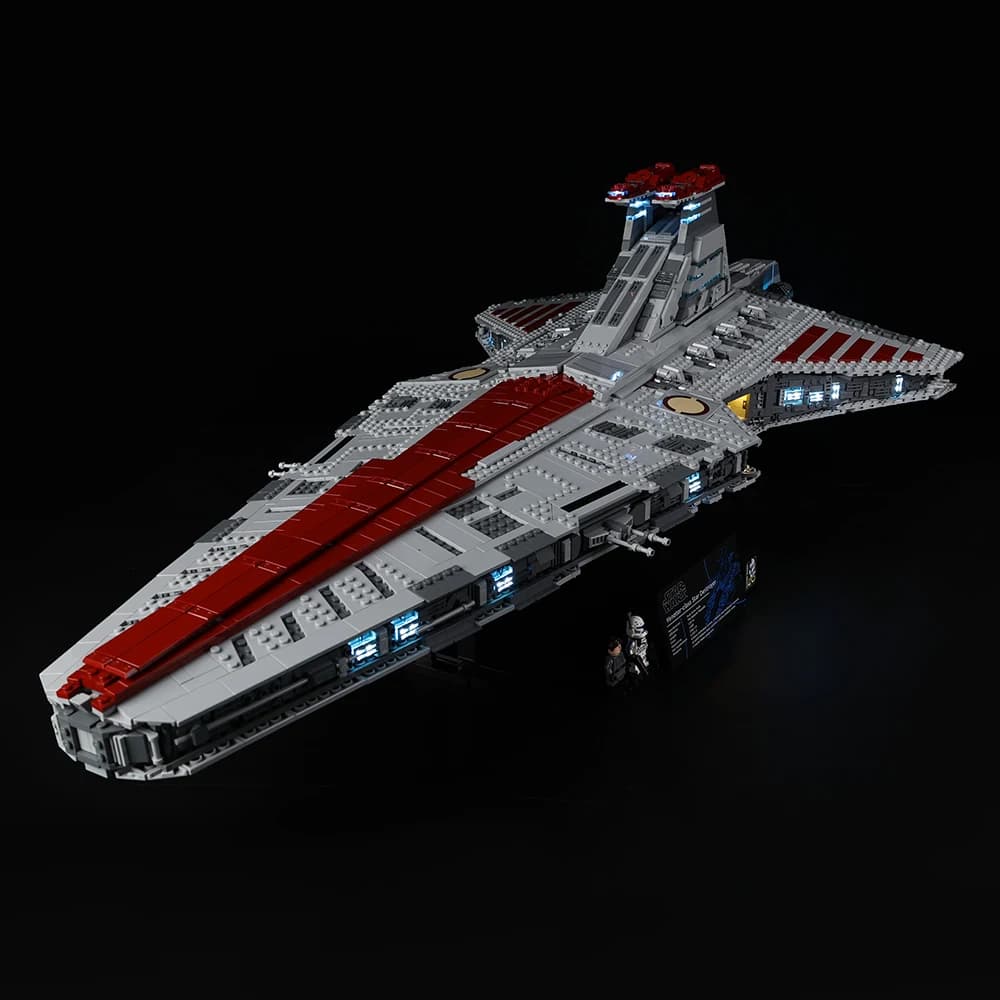 EASYLITE Set di luci a LED per Venator Class Republic Attack Cruiser 75367 Modello da collezione Mattoni Giocattoli fai da te Solo Kit di illuminazione