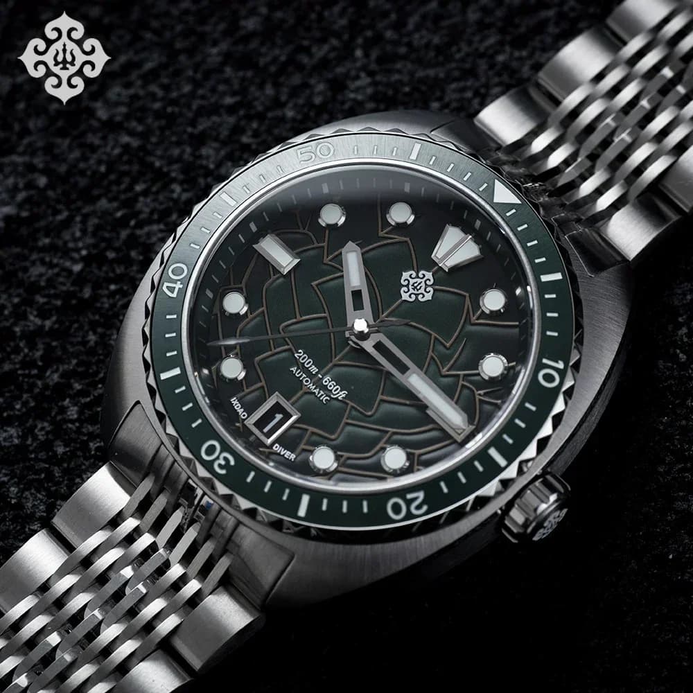 Ixdao Ipose 2025 Nuovi Uomini di Mergulho Orologio Meccanico Automatico Modello Scala Drago Zaffiro Acciaio Inossidabile 20Bar Bwg-9 Reloj Hombr