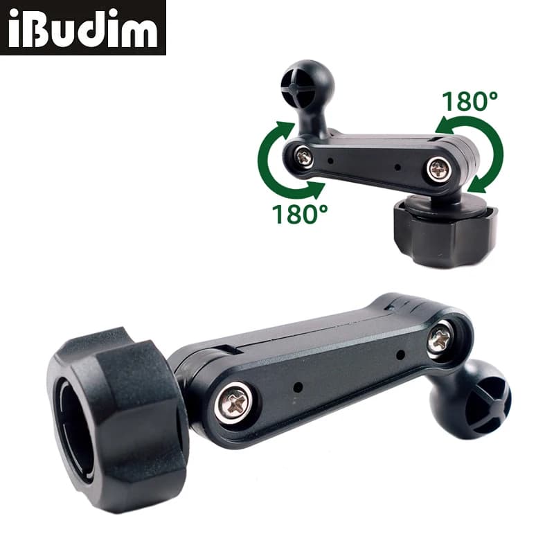 Braccio di Prolunga con Testa a Sfera da 17mm, Rotazione a 360 Gradi, Asta di Prolunga Femmina-Maschio da 17mm per Supporto Telefono Auto
