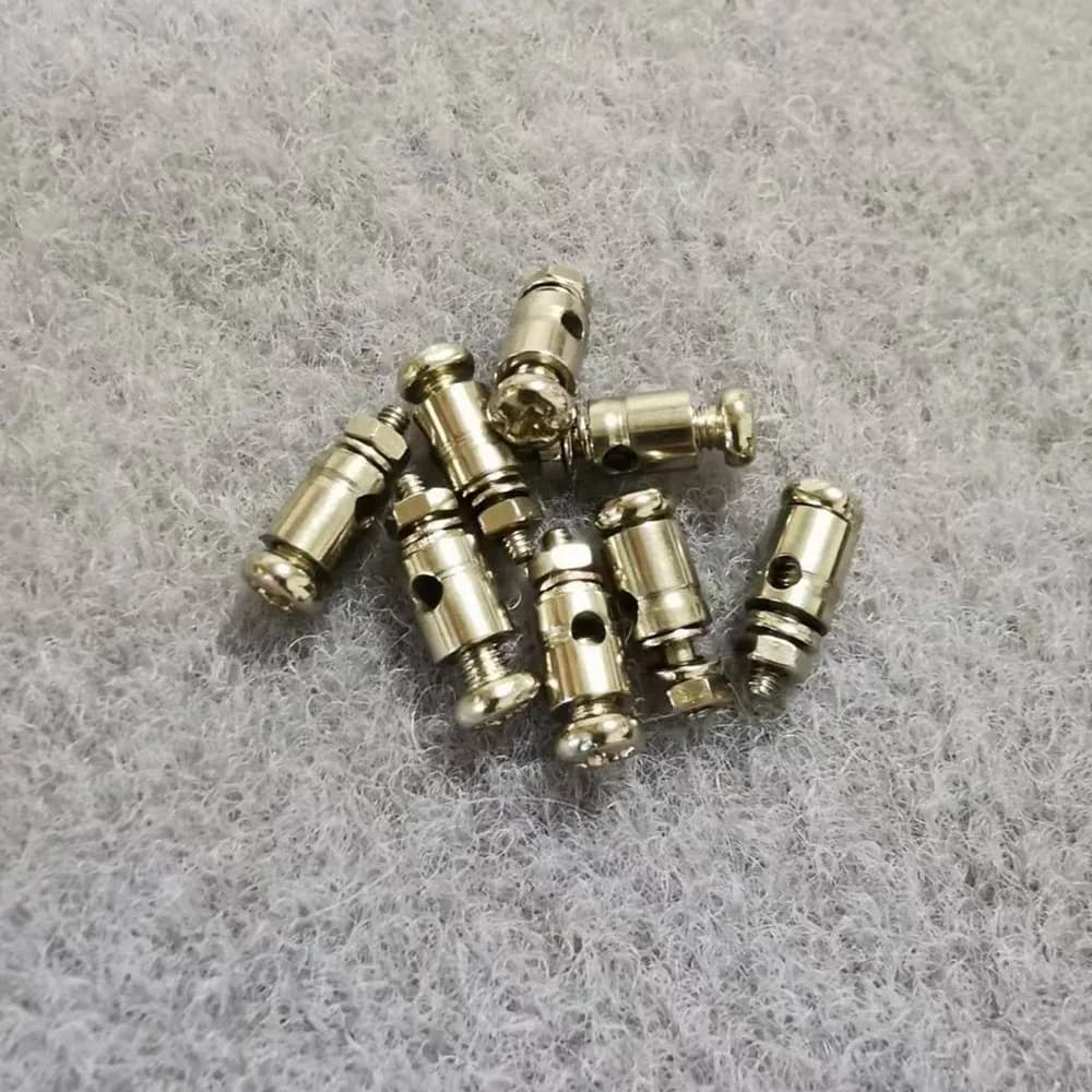 10 pz RC Aereo Parti di Ricambio Pushrod Connettori Collegamento Tappi D1.3/1.8/2.1mm Per Modello di Aereo
