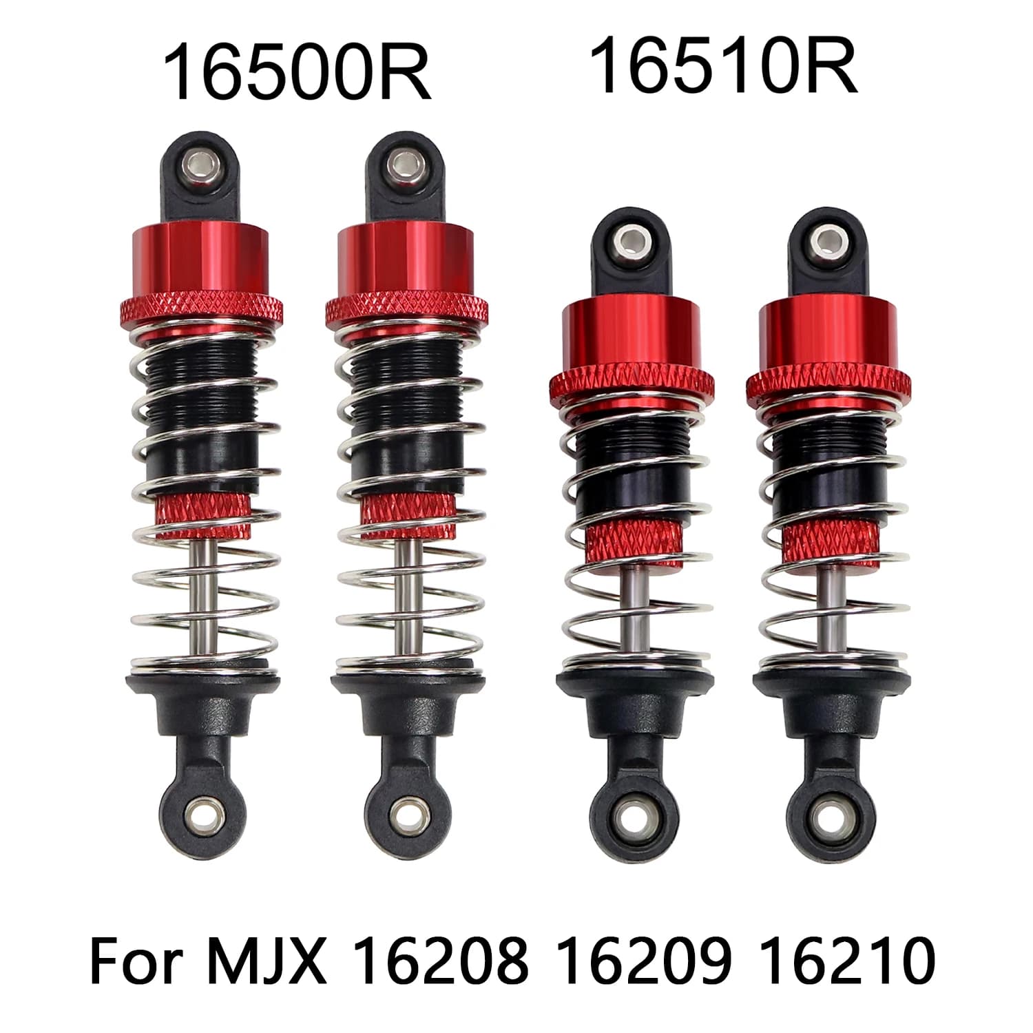 MJX Hyper Go 1/16 16210 16209 16208 Ammortizzatori Anteriore Posteriore Ammortizzatori Idraulici RC Auto Stock Spazio Parti 16500R 16510R