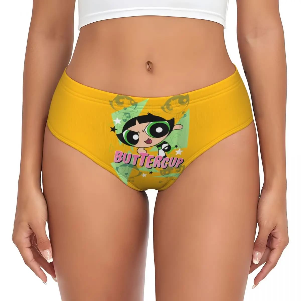 Mutandine Personalizzate delle Powerpuff Girls, Biancheria Intima Comoda per Donne, Regalo di San Valentino