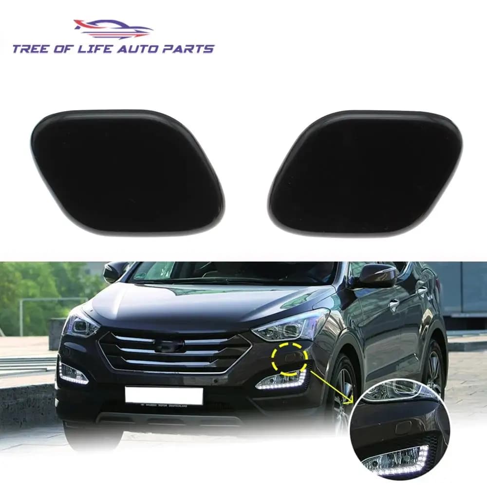 Per Hyundai Santa Fe III 2013 2014 2015 2016 lampada frontale rondella Spray pulizia attuatore coperchio tappo 986812 w000 986822 w000
