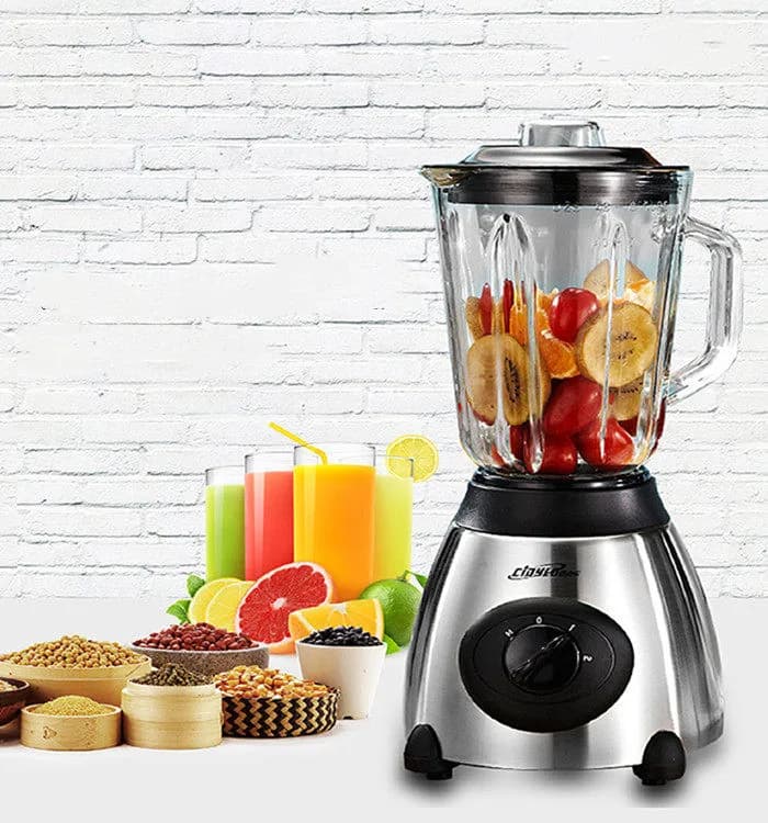1.5L Multifunction Blender, Electric Soy Milk Machine, Glass Fruit Juice Extractor, Potent Cooking Robot