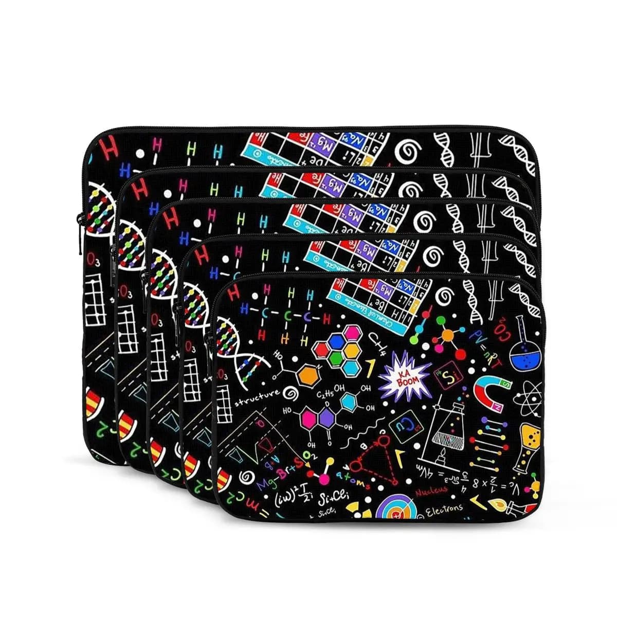 Scienza Modello di Chimica Borsa per Laptop per Notebook Custodia per Custodia per Notebook da 10 12 13 15 pollici Custodia per Tablet Custodia antiurto
