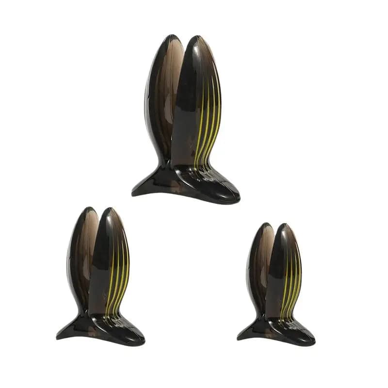 Plug anale in silicone cavo con manico a forbice – Doppio uso per stimolazione anale e prostatica, compatibile con accessori per lavaggio anale