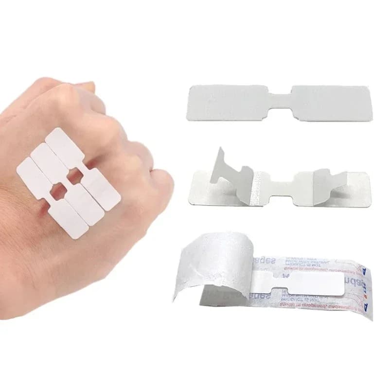 30 pz/set Strisce di Chiusura della Ferita di Emergenza Sutureless Cerotto Bende Adesive Ferita Patch Gesso per Primo Soccorso Woundplast