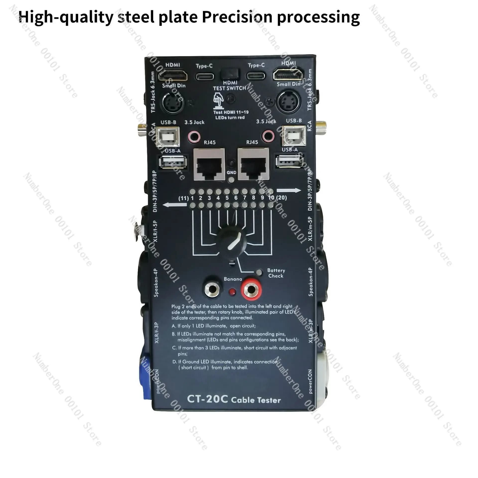 Tester Cavi Multifunzione CT-20 per Audio, HDMI e Test di Segnale