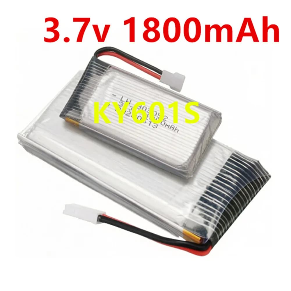 Battery for Mini Drone 3.7V 1800mAh KY601S with xh2.54 connector for RC SYMA X5 X5S X5C X5SC X5SH X5SW M18 H5P H11D H11C