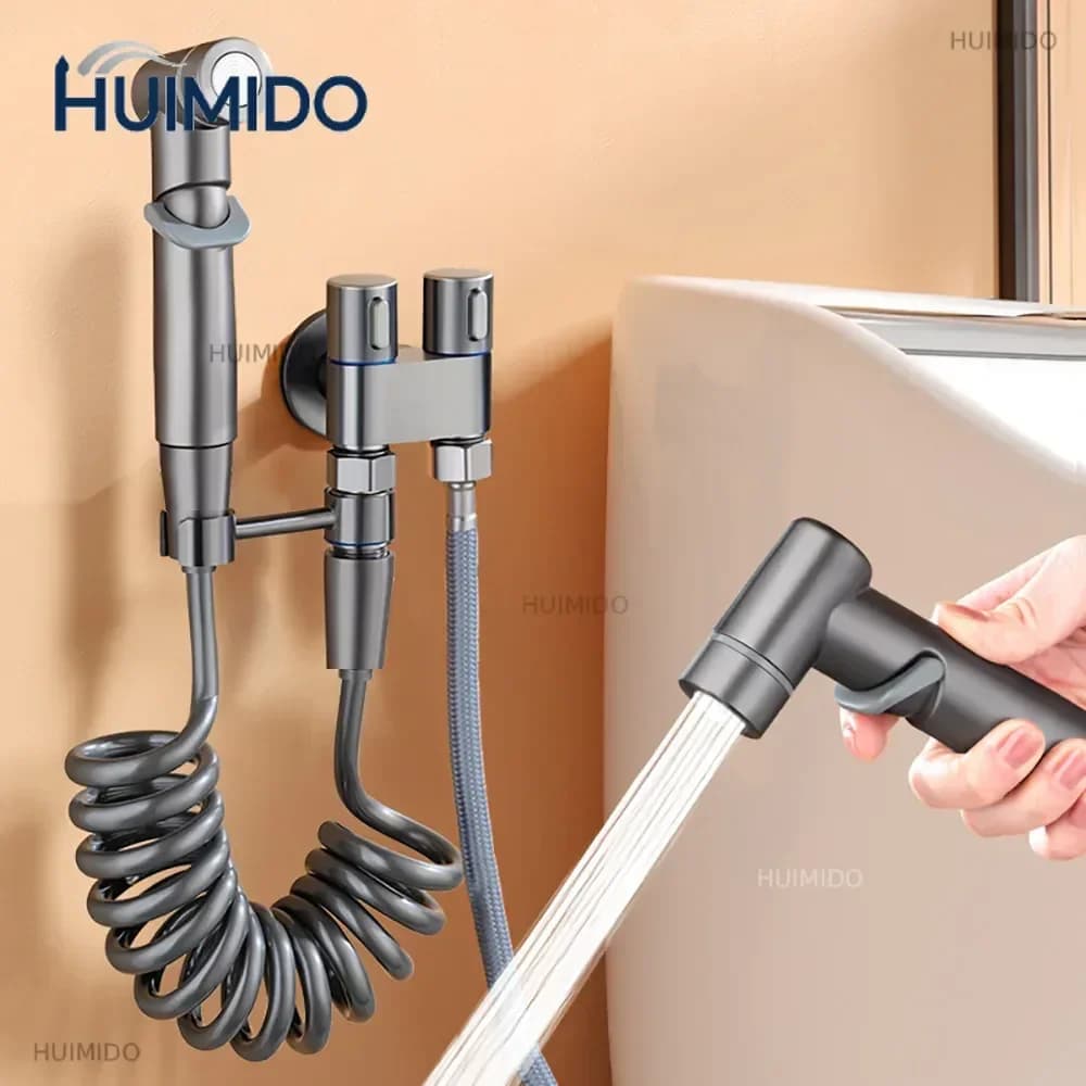 Handheld Toilet Bidet Faucet Kit Bathroom Water Tank Bide Toilet Tap Sprayer Bidet Faucets for WC Self Cleaning Sanitary Shower