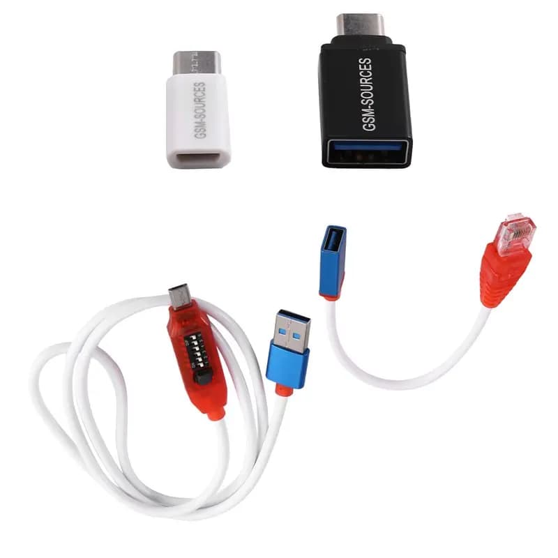 PHILE-UMF Cable For Android Phone Repair Flashing EASY SWITCHING USB RJ45 All In One Multifunction Boot Cable All Boot Cable