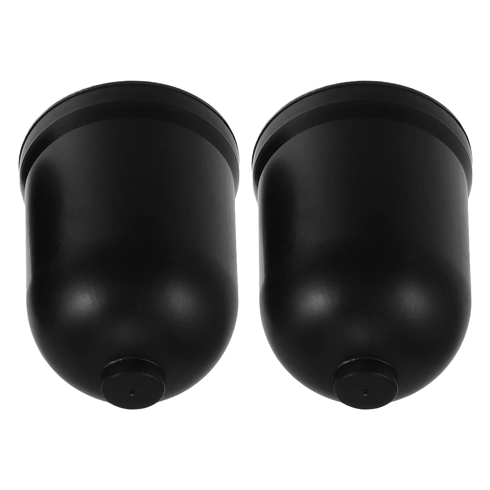 Set di 2 Porta Spazzole WC in Plastica, Design Compatto e Funzionale per la Pulizia del Bagno